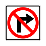 R3-1 NO RIGHT TURN